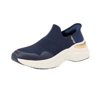 Skechers Femme Noisette Basket, Bleu Marine, 40 EU