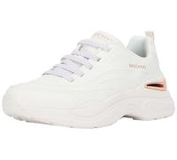 Skechers Femme Noisette Step N Flow Hazel, Maille Chaude Blanche de Fonte, 39 EU