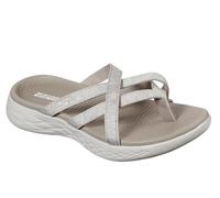 Skechers Femme On-the-go 600 Dainty Flats-sandals, Taupe Textile, 41 EU