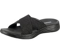 Skechers Sandale glissante on-The-go 600 Glistening Maille métallisée Noir 35 EU