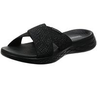 Skechers Femme on-The-go 600-Glistening Sandale Glissante, Noir, 38 EU