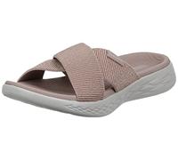Skechers Femme on-The-go 600-Glistening Sandale Glissante, Rose Gold, 38 EU Large