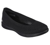 Skechers Femme on-The-go Dreamy-Ballerines tricotées, Noir, 36 EU Étroit