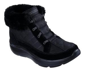 Skechers Femme on-The-Go Encore Elisa Bottine, Black Textile, 38 EU