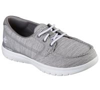 Skechers Femme On-the-go Flex Ashore Chaussure bateau, Gris, 40 EU