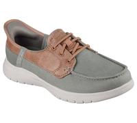 Skechers Femme on-The-go Flex Palmilla Basket, Vert Olive, 40 EU