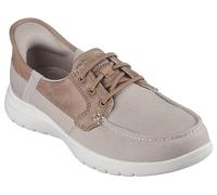 Skechers Femme on-The-go Flex-Palmilla Hands Free Slip-ins Chaussure Bateau, Taupe, 38 EU