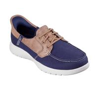 Skechers Femme On-The-Go Flex Palmilla Slip-In ENTRAINEUSE, Navy Textile, 36 EU