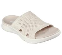 Skechers Femme Go Walk Flex Sandal Elation, Textile Naturel, 41 EU