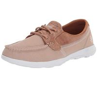 Skechers Femme on-The Go Walk Lite-Coral Chaussure Bateau, Naturel, 41 EU Large