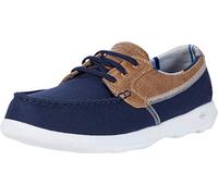 Skechers Femme on-The Go Walk Lite-Playa Vista Baskets, Bordure Textile Bleu Marine, 40 EU