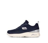 Skechers Femme Path AIR Dynamight Splendid Chemin, Garniture Lavande en Maille Marine, 41 EU