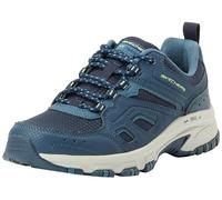 Skechers Femme Pathway Finder Localisateur de sentiers Hillcrest, Bordure en Maille synthétique Bleu Marine, 36.5 EU