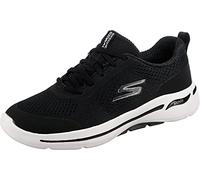 Skechers Femme Performance Go Walk Arch Fit-Motion Breeze Sneaker Basket, Noir, 37.5 EU Large