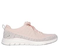Skechers Femme Pure Flex Pulse Basket, Pink & Gray Knit, 39 EU