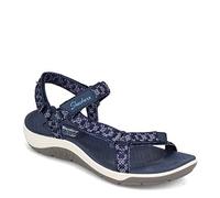 Skechers Femme Reggae Cup My Bestie Sandale, TPU tricoté Bleu Marine, 38 EU