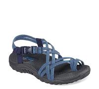 Skechers Femme Reggae-Irie Mon Sandale de Sport, Bleu Marine, 39.5 EU
