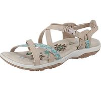 Skechers Femme Reggae Slim Vacay Sandals, Taupe Duraleather/ Webbing, 41 EU