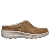 Skechers Femme Relaxed Fit: Easy Going-Latte Suede Fur Slip-on Clogs with Air Cooled Insole Mule, Peau, 37.5 EU