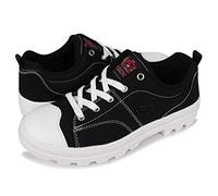 Skechers Femme Roadies-True Roots Baskets, Black Canvas/White Leather Trim, 36.5 EU