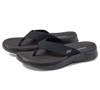 Skechers Femme Sandale GO Walk Flex Splendor, Black Textile, 42 EU