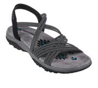 Skechers Sandales pour femme – Noir – 42 EU
