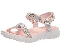 Skechers Femme Sandales Go Golf 600 Chaussure, Imprimé Serpent Rose Clair, 36 EU