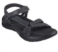 Skechers Femme Sandales Go Walk Flex Sublime, Black Textile, 40 EU