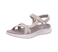 Skechers Femme Sandales Go Walk Flex Sublime, Taupe Textile, 39 EU
