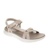 Skechers Femme Sandales Go Walk Flex Sublime, Textile Taupe, 42 EU