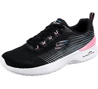 Skechers Femme Skech-air Dynamight Luminosity Chaussures-fitness-femme, Garniture Rose En Maille Noire, 37 EU