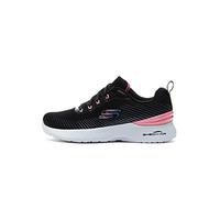 Skechers Femme Skech-air Dynamight Luminosity Chaussures-fitness-femme, Garniture Rose En Maille Noire, 39 EU