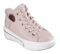 Skechers Femme Snoop Dogg:Snoop One-OG Hands Free Slip-ins Basket, Blush Leather/Mesh/Rose Gold Trim, 37.5 EU