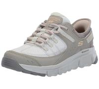 Skechers Femme Sommets À, Bordure en Maille synthétique Taupe, 40 EU
