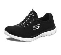 Skechers Espadrilles femme Summits 12980 mesh noir liseré blanc 42 EU