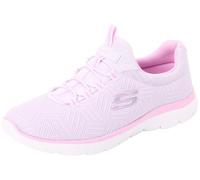 Skechers Femme Summits Artistry Chic, Bordure en Maille Lavande, 40.5 EU