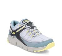 Skechers Femme Summits at Sommets chez Les Artistes Bluff, Blue Synthetic Textile Yellow Trim, 39 EU