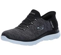 Skechers Femme Summits Dazzling Haze Basket, Black, 38.5 EU Large