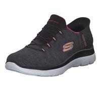 Skechers Femme Summits Dazzling Haze Baskets, Chaussures de Sport, Noir, 36 EU