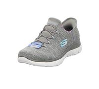 Skechers Femme Summits Dazzling Haze Chaussure de Course, Gray, 41 EU