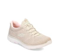 Skechers Femme Summits Fun Flare À Enfiler, Taupe, 35 EU