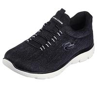 Skechers Femme Summits Fun Flare Baskets, Noir, 39 EU