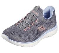 Skechers Femme Summits Fun Flare Baskets, Gris, 39 EU