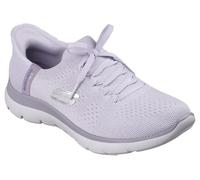 Skechers Femme Summits New Daily Espadrilles, Lavender Knit/Trim, 36.5 EU