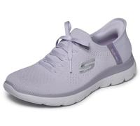 Skechers Femme Summits New Daily Espadrilles, Lavender Knit/Trim, 39 EU