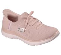 Skechers Femme Summits New Daily Espadrilles, Light Mauve Knit/Light Pink Trim, 36.5 EU