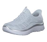 Skechers Chaussures femme Summits Plus Soft Luster – mesh blanc, détails argentés – taille 39 EU