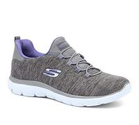 Skechers 12983 Femme Baskets, Gris, 37 EU