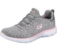 Skechers Femme Summits Quick Getaway Espadrilles, Grey Light Pink, 36 EU Large