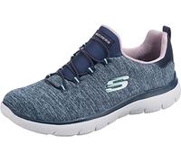 Skechers Femme Summits Quick Getaway Espadrilles, Navy Mesh Purple & Lt Blue Trim, 41 EU